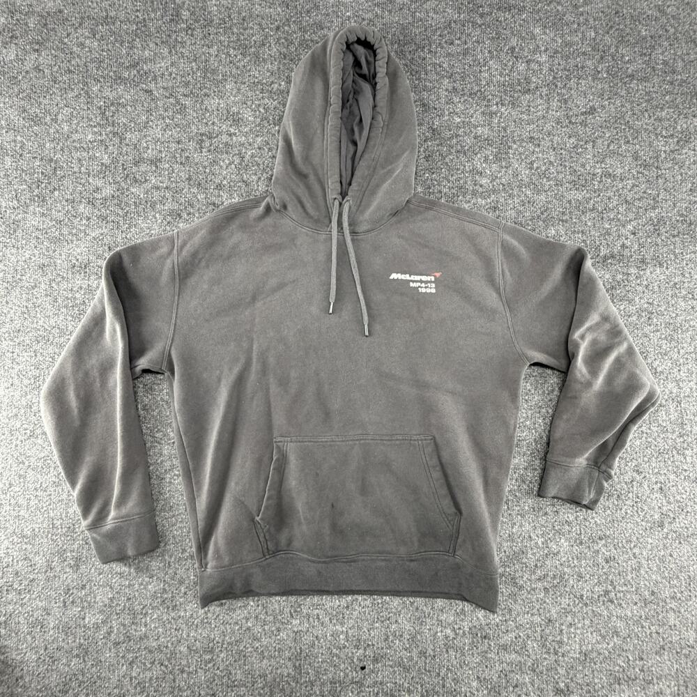 McLaren Sweatshirt Mens Large Gray Racing Formula 1 MP4-13 1998 Hollister World